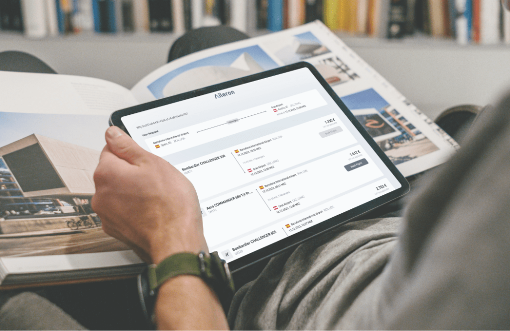 image of aileron on iPad